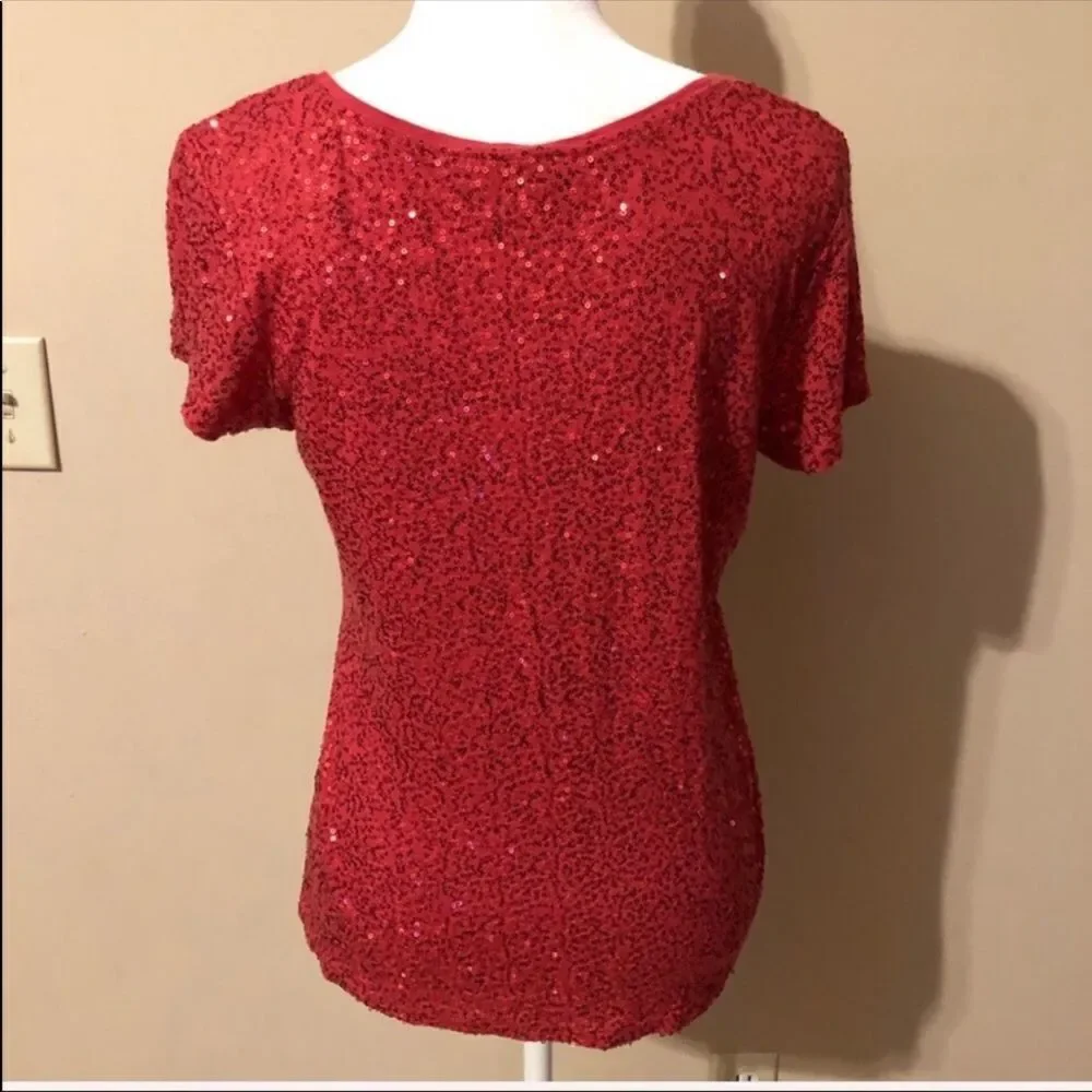 ⭐️ Dressbarn Sequins Shirt - Picture 4 of 6